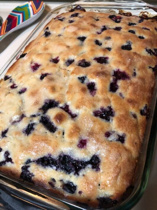 Blueberry Buttermilk Breakfast Cake wolfyteam
